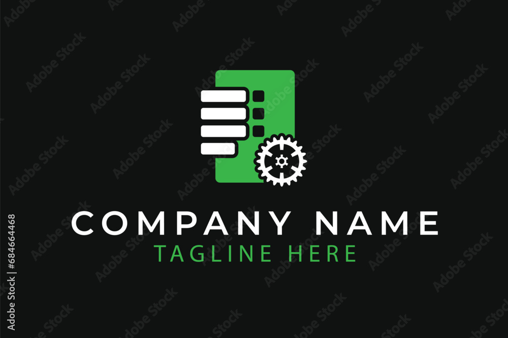 Spread sheet, analytic data company logo