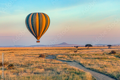 The Hot Balloon Ride in Serengeti National Park, Tanzania
