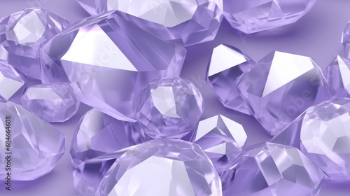 Purple Diamond Seamless Pattern Background Texture