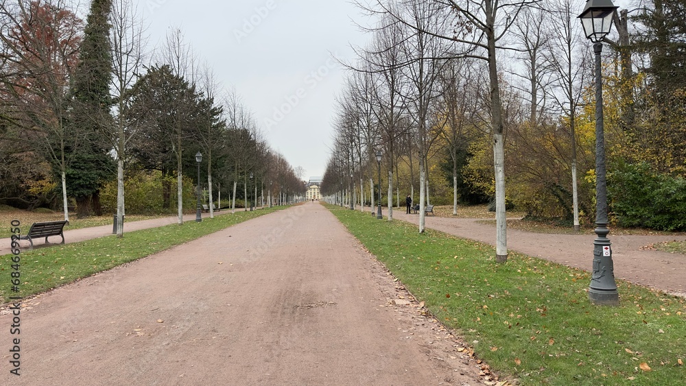 Park in autumn season