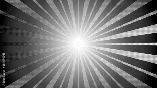 ハーフトーン放射背景