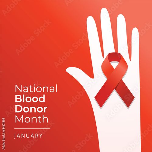 National Blood Donor Month design template good for celebration usage. blood donor design template. blood symbol. vector eps 10.