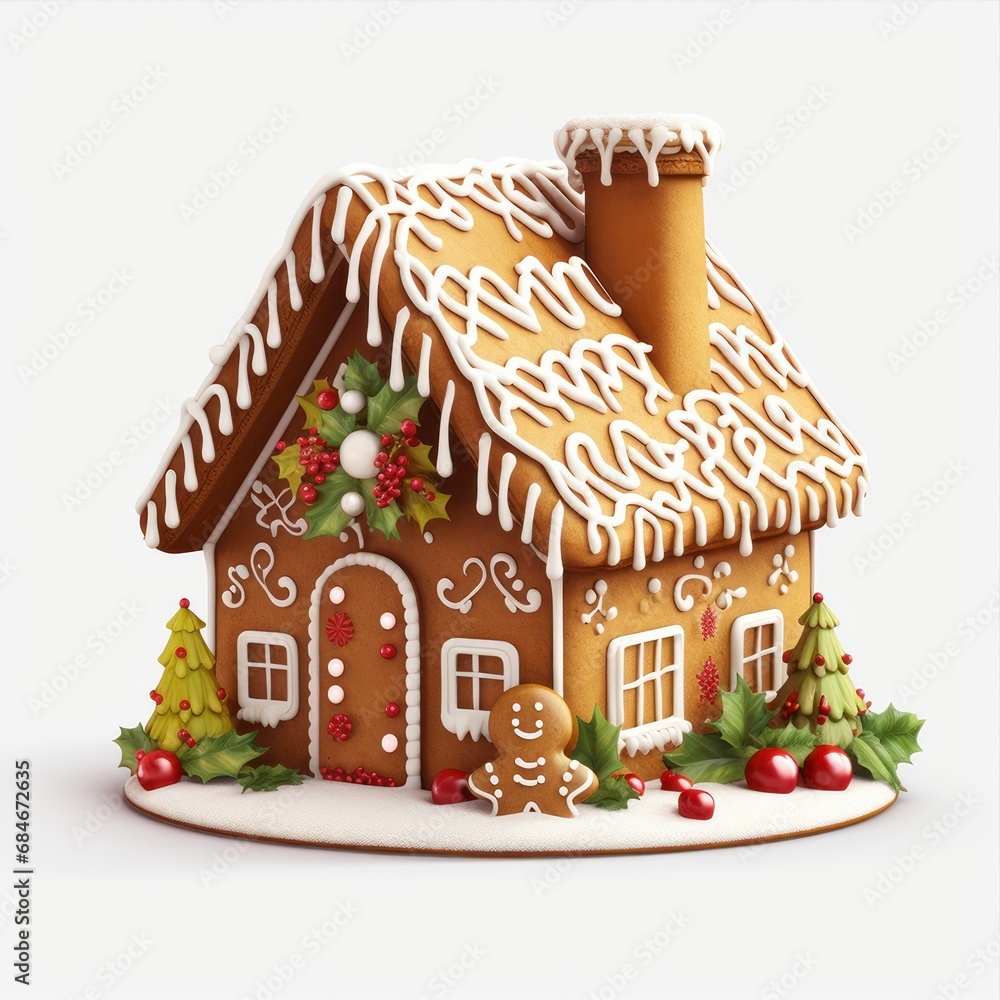 Gingerbread isolated on a white background. Christmas cookies. Gingerbread isolated on a white background. Christmas cookies.