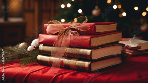 Wallpaper Mural Books at christmas Torontodigital.ca