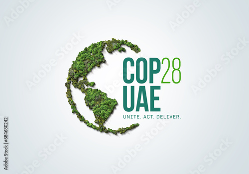 United Nations Climate Change Conference COP28 UAE. Event will be on 6-17 November 2023, in Emirate of Dubai, United Arab Emirates	