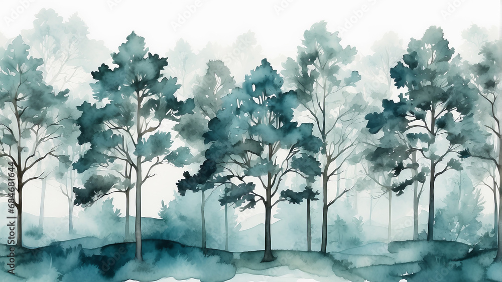 Obraz premium trees in the forest