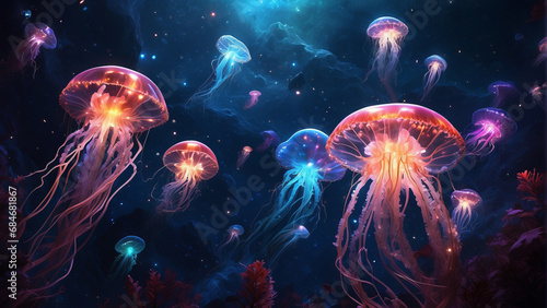jellyfish in the water © CRYPTOERMD