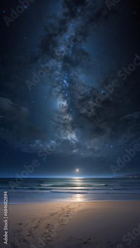 night sky and sea © CRYPTOERMD