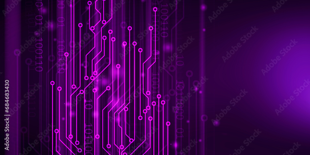 2d illustration Abstract futuristic electronic circuit technology background
2d illustration Abstract futuristic electronic circuit technology background
