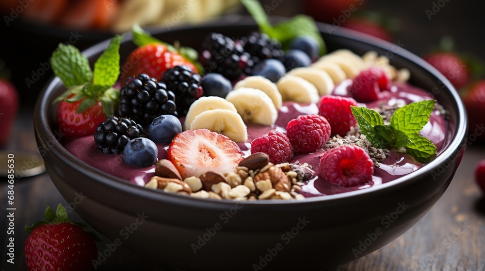 muesli with berries muesli with berries