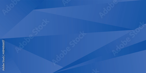 Abstract blue geometric background. smooth color gradation. dynamic and sport banner concept vector illustration modern