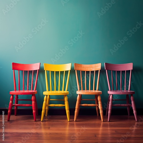 chairs in a row