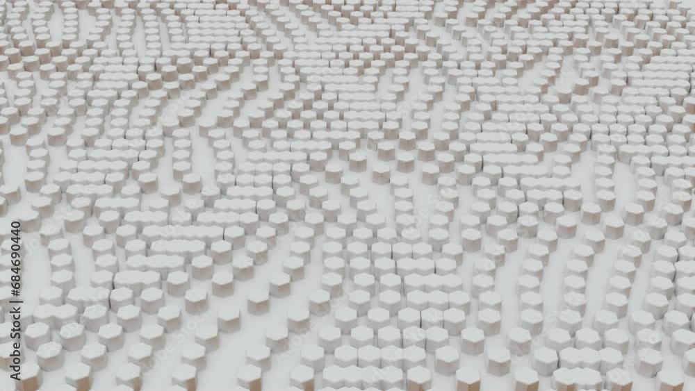 white background with hexagon animation white background with hexagon animation