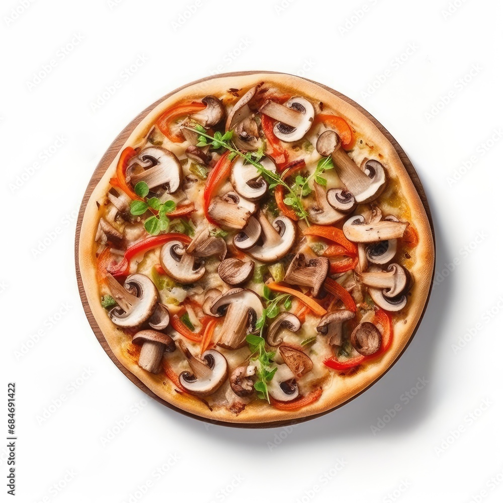 Pizza w Mushrooms Pizza w Mushrooms