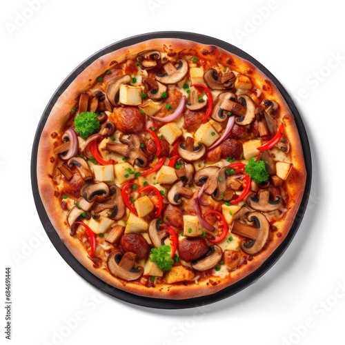 Pizza w Mushrooms
