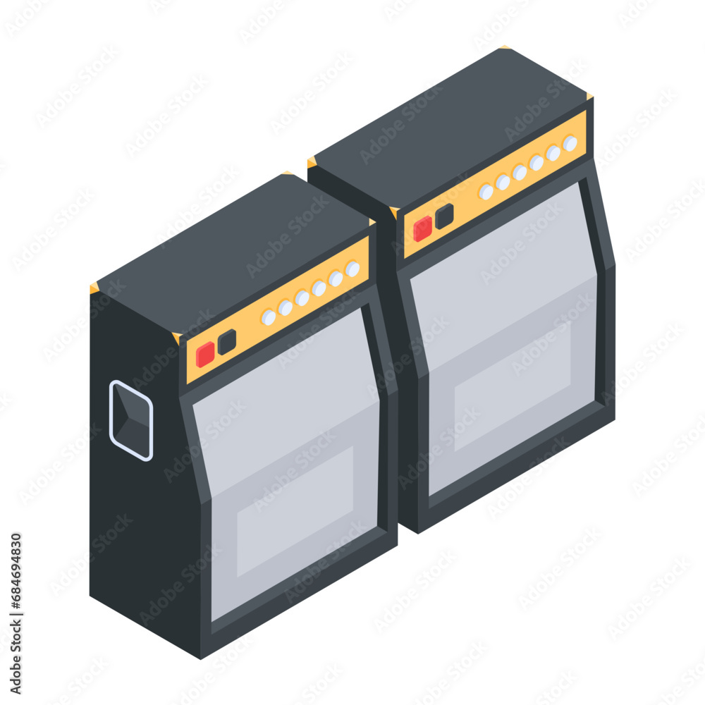 Webinar Streaming Isometric Icons Webinar Streaming Isometric Icons