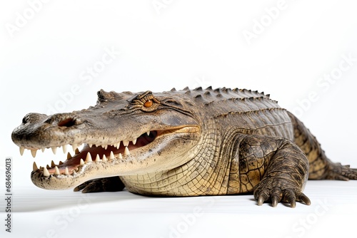 Crocodile clipart, Reptile illustration © Asha.1in