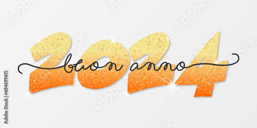 felice anno nuovo - buon anno 2024	