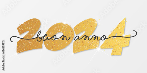 felice anno nuovo - buon anno 2024	