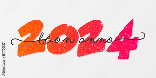felice anno nuovo - buon anno 2024	