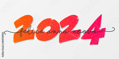 felice anno nuovo - buon anno 2024