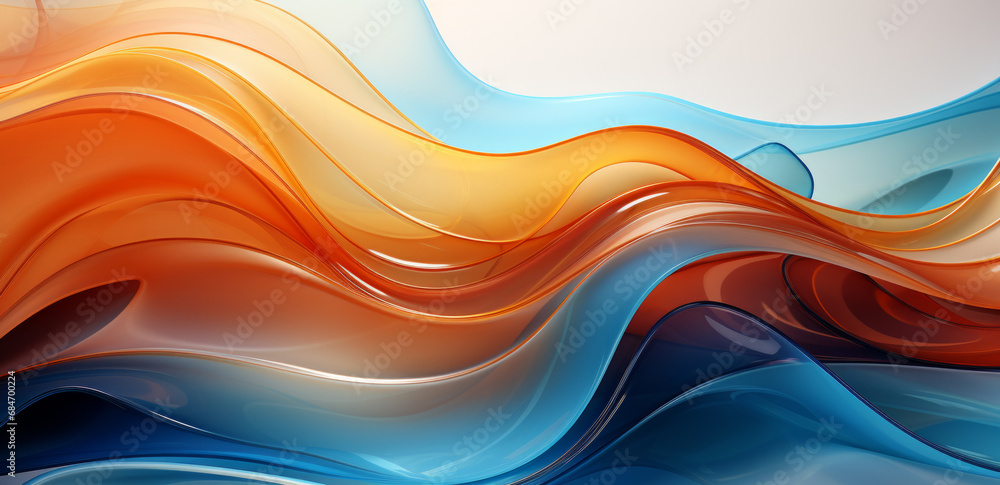 an abstract painting featuring multi colored and smooth lines an abstract painting featuring multi colored and smooth lines