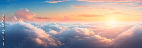 dreamy and surreal world of light clouds, where reality blurs into fantasy.