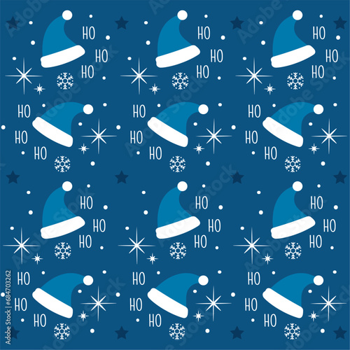 Christmas pattern background Gift wrapping paper Vector