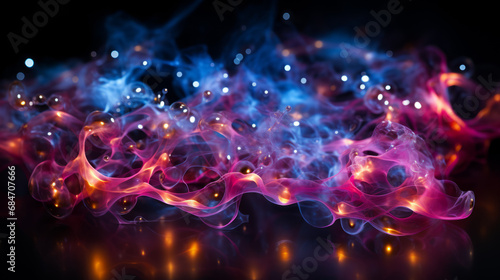 images a beautiful glowing blue fire, in the style of intertwined networks