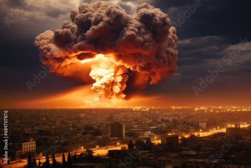 Devastating Nuclear Explosion Obliterates City, Bringing Wars End