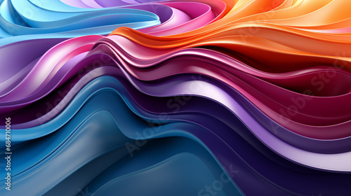 rainbow, colorful gradient shaped pattern image