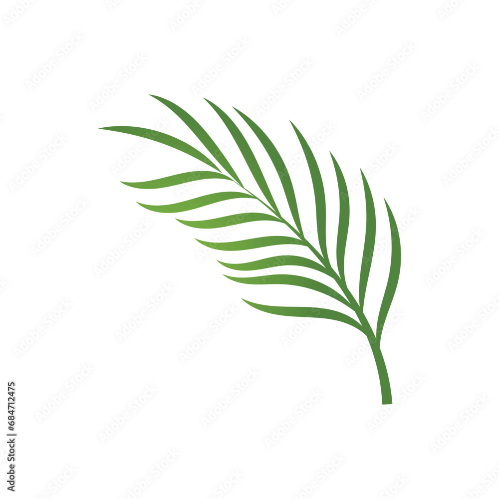 Leaf palm logo vector template symbol and design Leaf palm logo vector template symbol and design