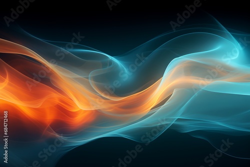 Mesmerizing Dance of Light and Flow in Abstract Seawater Background