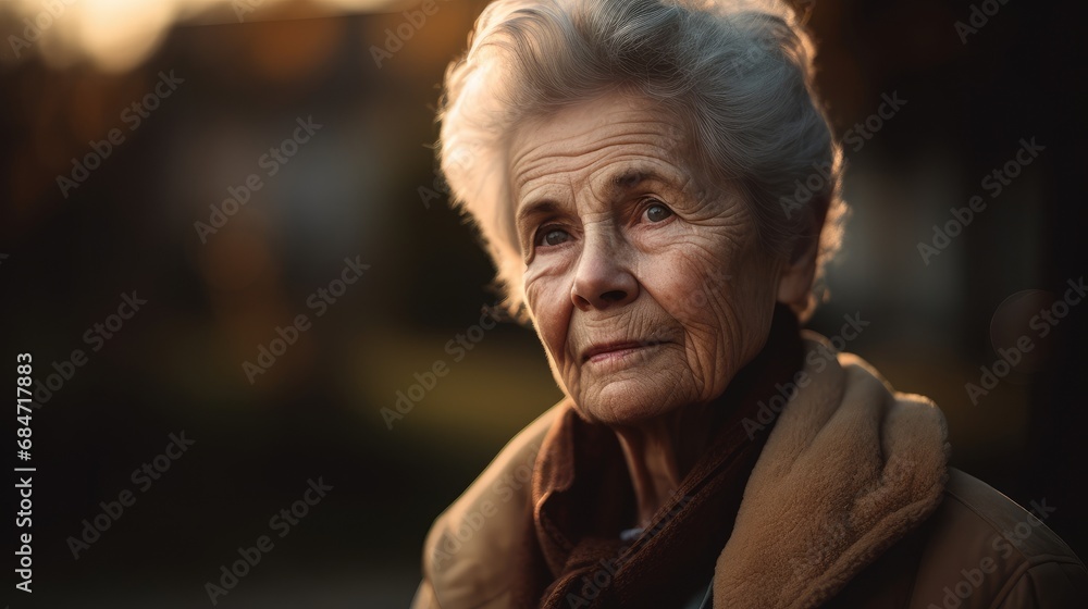 Older woman looking at the camera. Older woman looking at the camera.