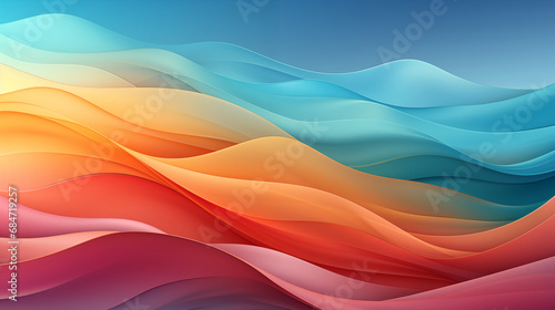 
A gradient background with two or three colors that blend smoothly and create a soothing and harmonious effect