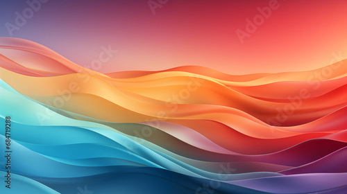  A gradient background with two or three colors that blend smoothly and create a soothing and harmonious effect