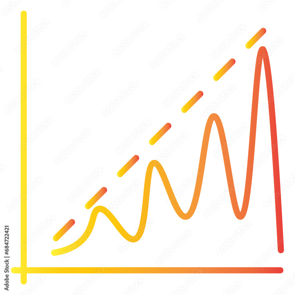 diagram gradien icon diagram gradien icon