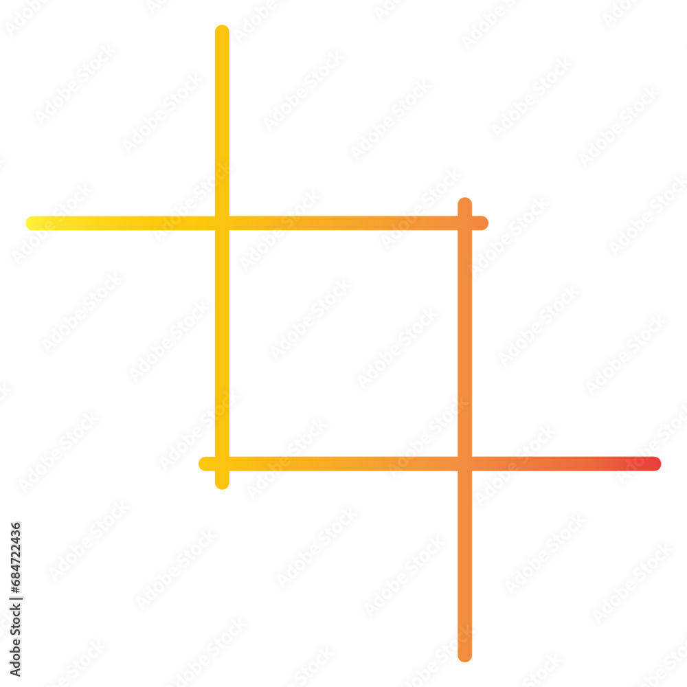 diagram gradien icon