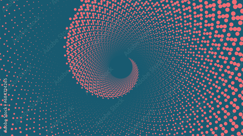 Fototapeta premium Abstract spiral spinning logotype vortex background.