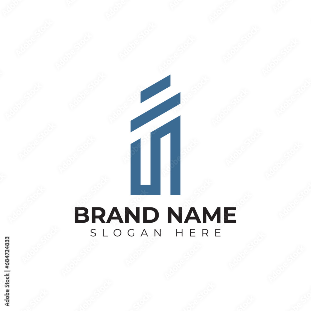 premium vector building logo in modern and minimalist style with creative concept idea