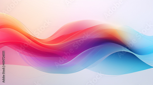 abstract colorful wave background © damien