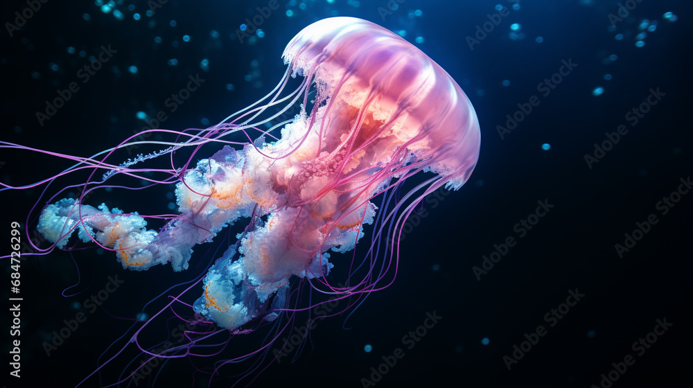Fototapeta premium jelly fish in the water