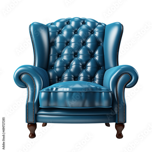 A comfortable chair, cut out - stock png.