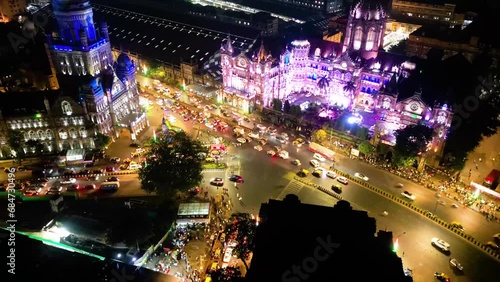 Mumbai city evening and night view Hyperlapse timelapse photo