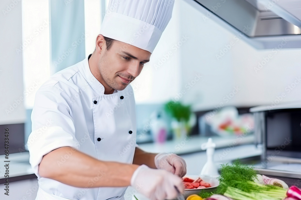 Professional Chef in a Vegan Kitchen Professional Chef in a Vegan Kitchen