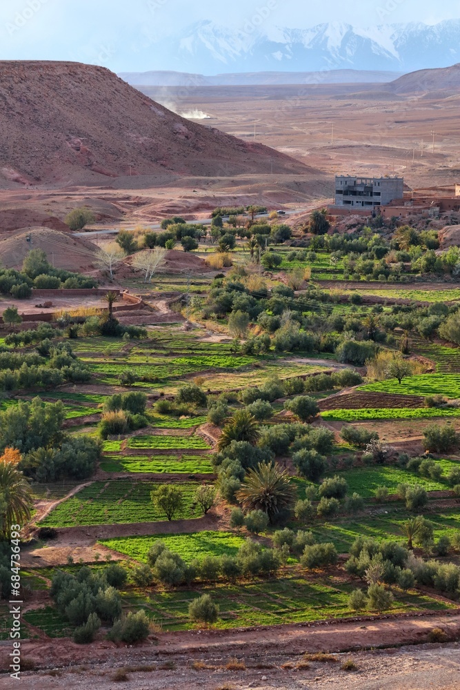 Countryside and desert in Morocco
