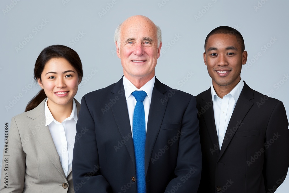 Witness the vibrant synergy of this multicultural business team, where professionals from diverse backgrounds collaborate seamlessly. In their inclusive and cooperative environment, they redefine succ Witness the vibrant synergy of this multicultural business team, where professionals from diverse backgrounds collaborate seamlessly. In their inclusive and cooperative environment, they redefine succ