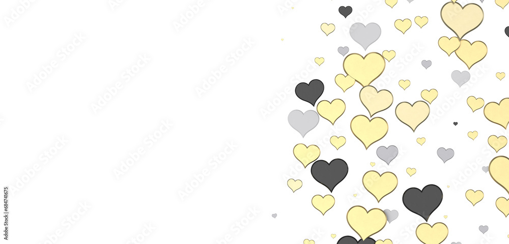hearts on a pink background. 3d render illustration for advertising. Valentine's Day. hearts on a pink background. 3d render illustration for advertising. Valentine's Day.