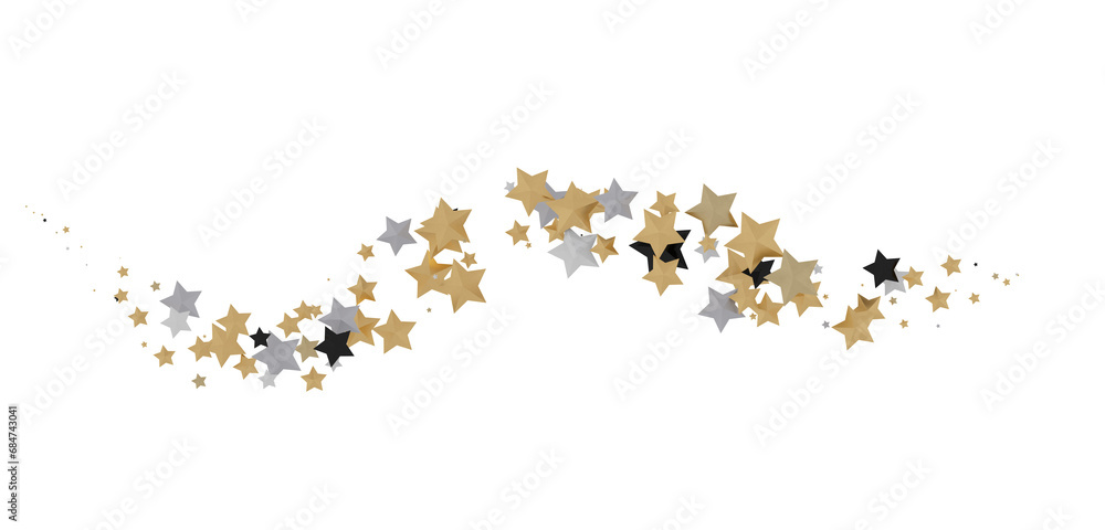 Gilded Rainfall: Experience the Magic of a 3D Gold Stars Shower Gilded Rainfall: Experience the Magic of a 3D Gold Stars Shower