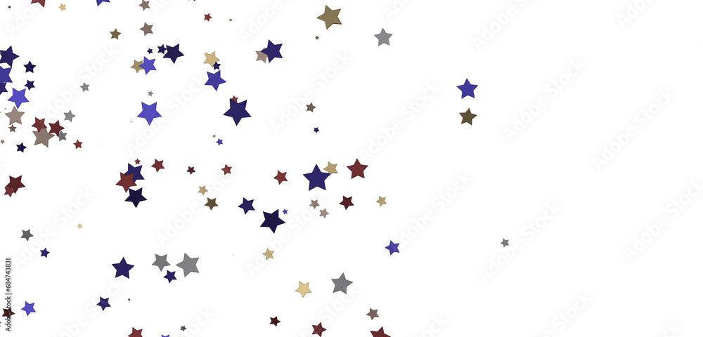 Obraz premium Golden Rainfall: Lose Yourself in a Mesmerizing 3D Stars Downpour